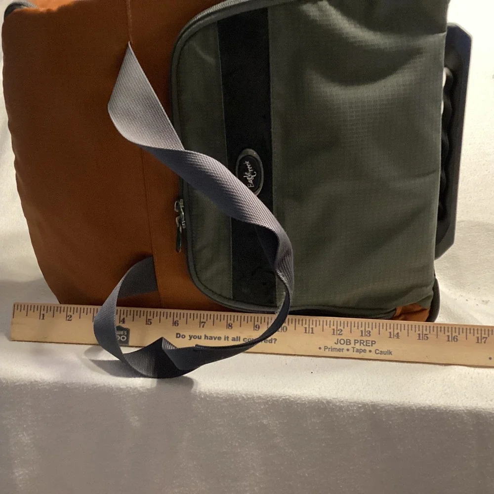 Eagle Creek Rolling Travel Bag Orange Gray Carry On Luggage Utility Organizer